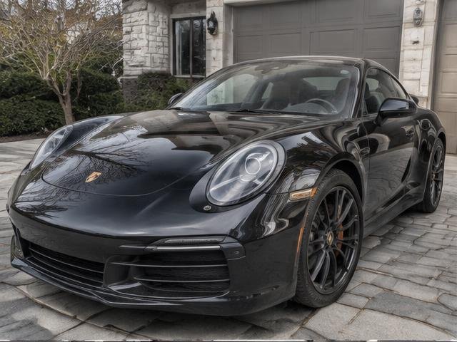Porsche with freshly detailed paint